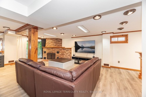 4085 Wheelwright Crescent, Mississauga, ON - Indoor With Fireplace