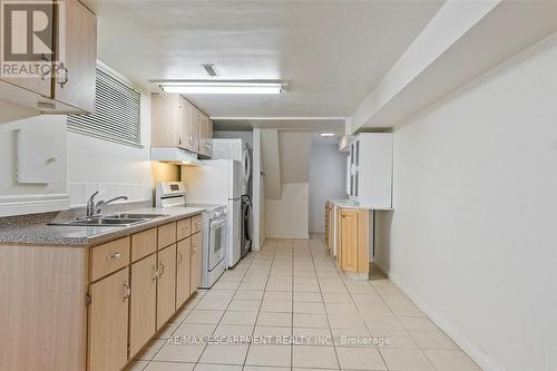 2012 Bonnymede Drive, Mississauga, ON - Indoor Photo Showing Kitchen With Double Sink
