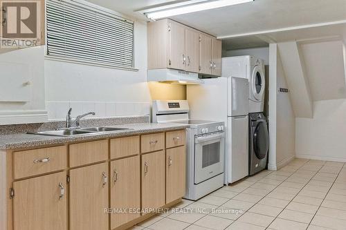 2012 Bonnymede Drive, Mississauga, ON - Indoor Photo Showing Kitchen With Double Sink