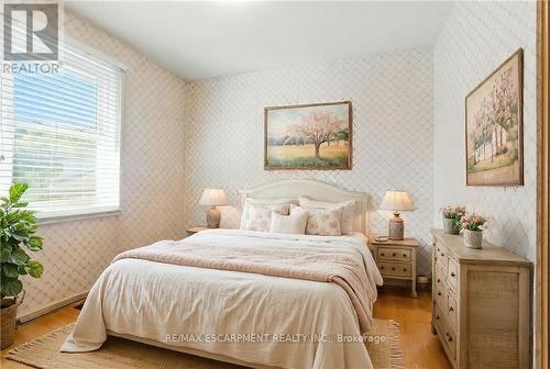 Virtually Staged - 18 Jasper Drive, Hamilton, ON - Indoor Photo Showing Bedroom