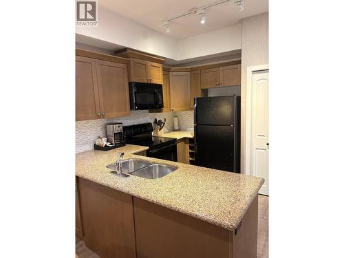 1200 Rancher Creek Road Unit# 216D, Osoyoos, BC - Indoor Photo Showing Kitchen With Double Sink