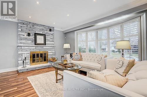 5192 Reeves Road, Burlington, ON - Indoor Photo Showing Living Room With Fireplace