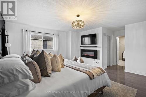 337 Old Harwood Avenue, Ajax, ON - Indoor Photo Showing Bedroom With Fireplace