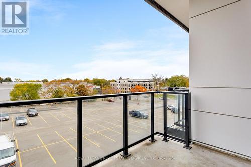 307 - 123 Maurice Drive, Oakville, ON - Outdoor With Balcony With Exterior