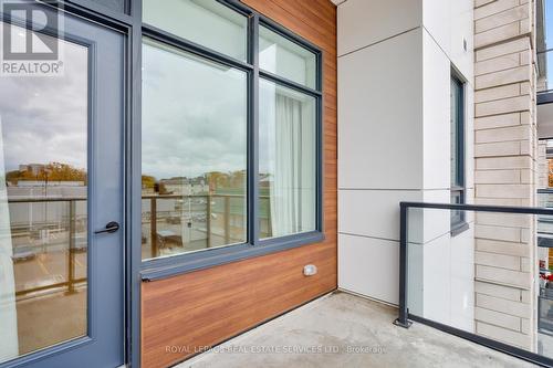 307 - 123 Maurice Drive, Oakville, ON - Outdoor With Balcony With Exterior