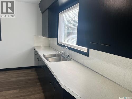 405 Nelson Avenue, Rose Valley, SK - Indoor Photo Showing Kitchen With Double Sink