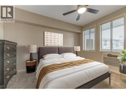 Virtually Staged Photo - 3733 Casorso Road Unit# 218, Kelowna, BC - Indoor Photo Showing Bedroom