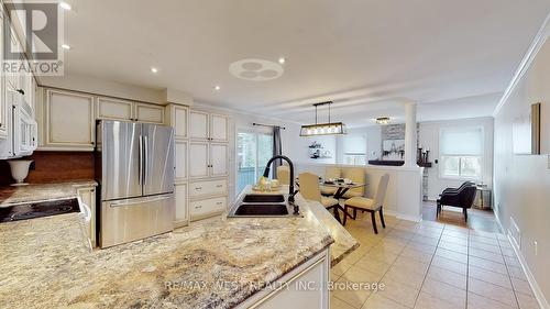 56 Livia Herman Way N, Barrie, ON - Indoor Photo Showing Kitchen With Double Sink