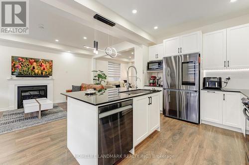49 Ogston Crescent, Whitby, ON - Indoor Photo Showing Kitchen With Upgraded Kitchen
