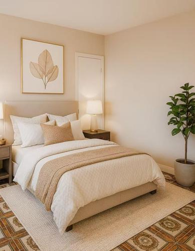 Chambre à coucher - 6617 Rue Mazarin, Montréal (Le Sud-Ouest), QC - Indoor Photo Showing Bedroom