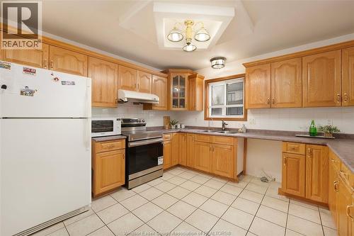 469 John Harvey Crescent, Windsor, ON - Indoor Photo Showing Kitchen With Double Sink