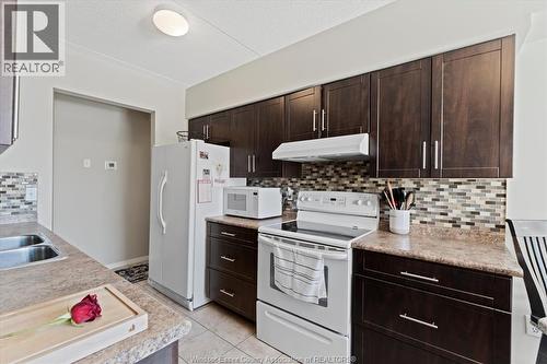 100 Pickering Unit# 403, Amherstburg, ON - Indoor Photo Showing Kitchen With Double Sink