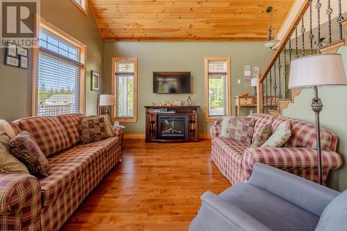 15 Amber Drive, Whitbourne, NL - Indoor Photo Showing Living Room With Fireplace