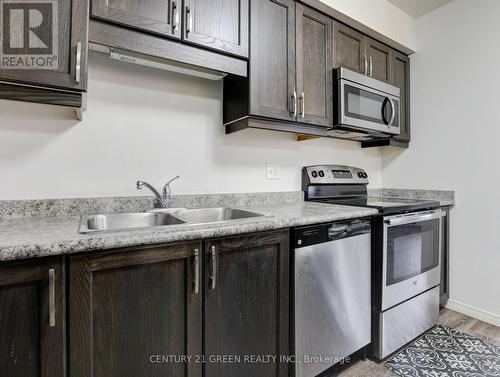 23G - 1989 Ottawa Street S, Kitchener, ON - Indoor Photo Showing Kitchen With Stainless Steel Kitchen With Double Sink