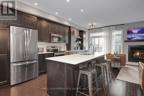 Kitchen - 333 Joshua Street, Ottawa, ON - Indoor Photo Showing Kitchen With Fireplace With Upgraded Kitchen