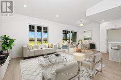 Virtually Staged-Living Area - 