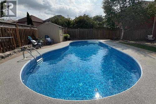 33 Harrop Avenue, Halton Hills, ON - Outdoor With In Ground Pool With Backyard