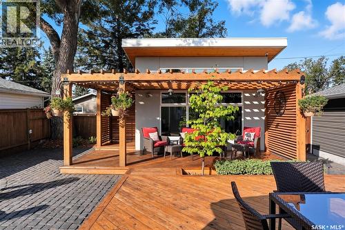 91 Lindsay Drive, Saskatoon, SK - Outdoor With Deck Patio Veranda With Exterior