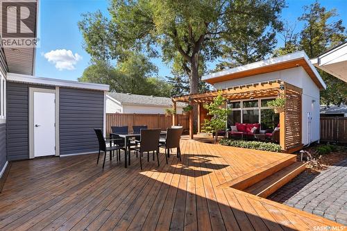 91 Lindsay Drive, Saskatoon, SK - Outdoor With Deck Patio Veranda