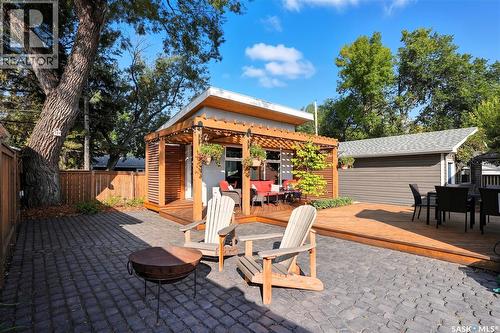 91 Lindsay Drive, Saskatoon, SK - Outdoor With Deck Patio Veranda