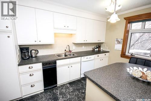 1809 Third Street, Estevan, SK - Indoor Photo Showing Kitchen With Double Sink