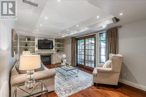 1424 Indian Road, Mississauga, ON - Indoor Photo Showing Living Room With Fireplace