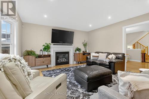317 Gallantry Way, Ottawa, ON - Indoor Photo Showing Living Room With Fireplace