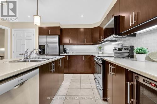 317 Gallantry Way, Ottawa, ON - Indoor Photo Showing Kitchen With Stainless Steel Kitchen With Double Sink