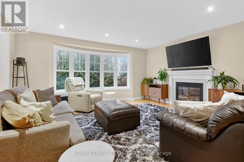 317 Gallantry Way, Ottawa, ON - Indoor Photo Showing Living Room With Fireplace