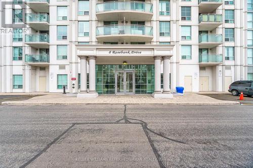 17K - 8 Rosebank Drive, Toronto, ON - Outdoor With Balcony With Facade