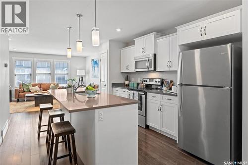 229 1220 Pringle Way, Saskatoon, SK - Indoor Photo Showing Kitchen With Upgraded Kitchen