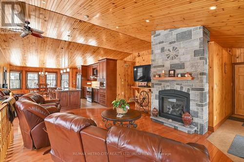 3280 Burnstown Road, Horton, ON - Indoor Photo Showing Living Room With Fireplace
