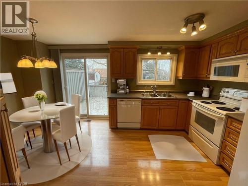 106 Cornerbrook Crescent, Waterloo, ON - Indoor Photo Showing Kitchen With Double Sink