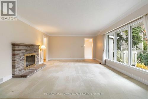 1410 Devon Road, Oakville, ON - Indoor Photo Showing Living Room With Fireplace
