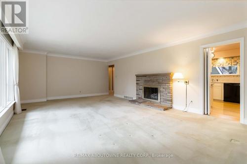 1410 Devon Road, Oakville, ON - Indoor Photo Showing Living Room With Fireplace