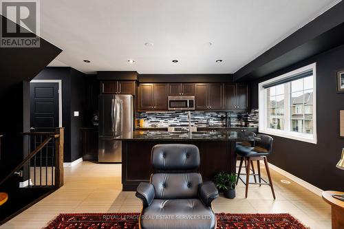 220 Sarah Cline Drive, Oakville, ON - Indoor Photo Showing Kitchen With Stainless Steel Kitchen With Upgraded Kitchen