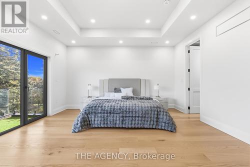 Primary Bedroom.10ft ceiling w/out to balcony - 9 Earl Street, Mississauga, ON - Indoor Photo Showing Bedroom