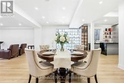 Virtually staged Rec Room - 