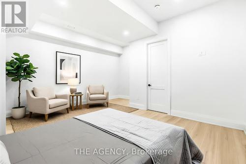 Large Basement bedroom/guest room virtually staged - 9 Earl Street, Mississauga, ON - Indoor