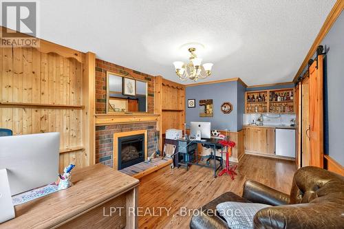 20 Burnley Place, Brampton, ON - Indoor Photo Showing Living Room With Fireplace