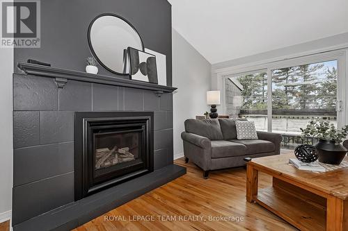 1095 Ambleside Drive, Ottawa, ON - Indoor Photo Showing Living Room With Fireplace