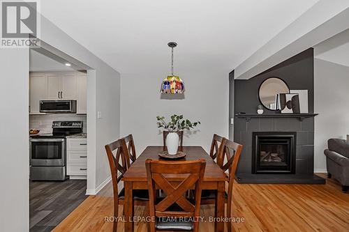 1095 Ambleside Drive, Ottawa, ON - Indoor Photo Showing Dining Room With Fireplace