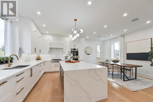 Well appointed chef's kitchen - 32 Treadway Boulevard, Toronto, ON - Indoor Photo Showing Kitchen With Upgraded Kitchen
