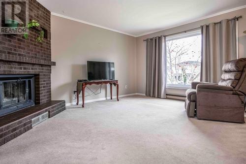 20 Walwyn Street, St John'S, NL - Indoor Photo Showing Living Room With Fireplace