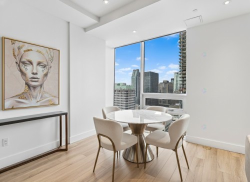 Salle à manger - 2604-1180 Rue De Bleury, Montréal (Ville-Marie), QC - Indoor Photo Showing Dining Room