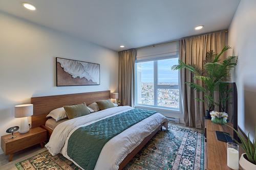 Primary bedroom - 1208-8355 Boul. St-Laurent, Brossard, QC - Indoor Photo Showing Bedroom