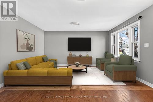 Virtually Staged Photo - 543 Howden Street, Peterborough (Otonabee Ward 1), ON - Indoor Photo Showing Living Room
