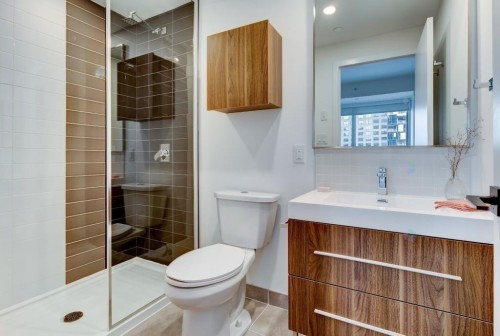 Salle de bains - 3005-1180 Rue De Bleury, Montréal (Ville-Marie), QC - Indoor Photo Showing Bathroom