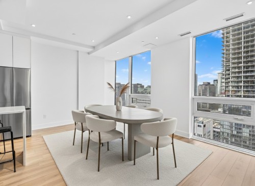 Salle à manger - 2910-1180 Rue De Bleury, Montréal (Ville-Marie), QC - Indoor Photo Showing Dining Room
