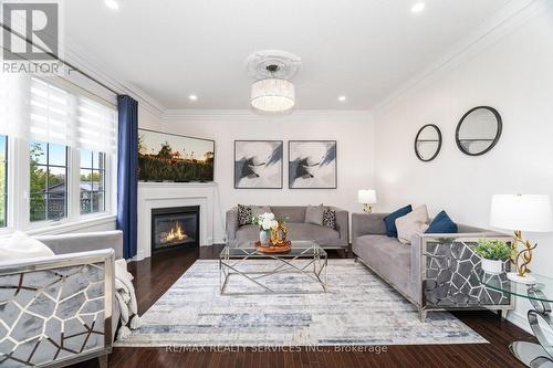51 Larson Peak Road, Caledon, ON - Indoor Photo Showing Living Room With Fireplace
